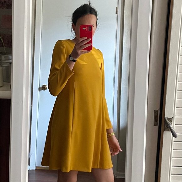 Yellow 60s Mini Dress - Picture 4 of 4
